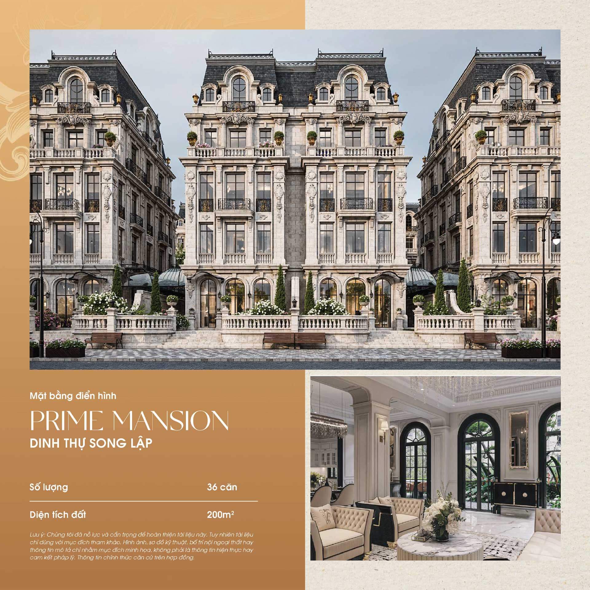 Biệt thự song lập Prime Mansion Noble Palace Tây Hồ