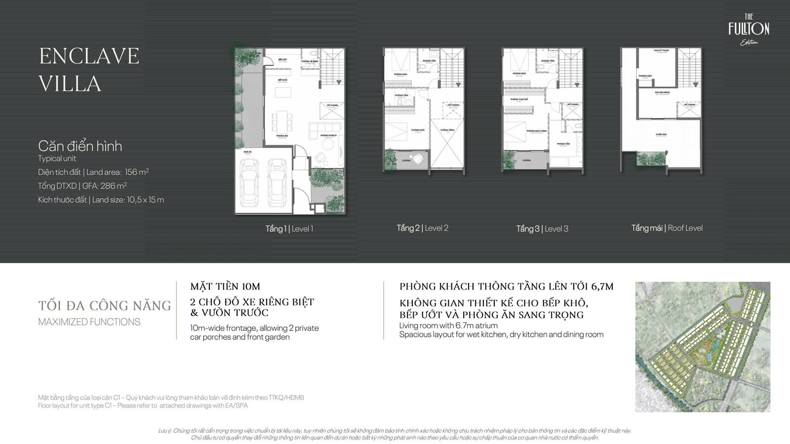 enclave villa the fullton edition capitaland hưng yên