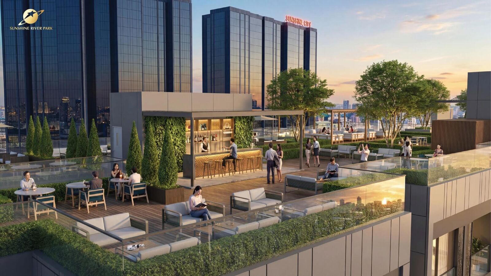 tiện ích dự án sunshine river park tây hồ