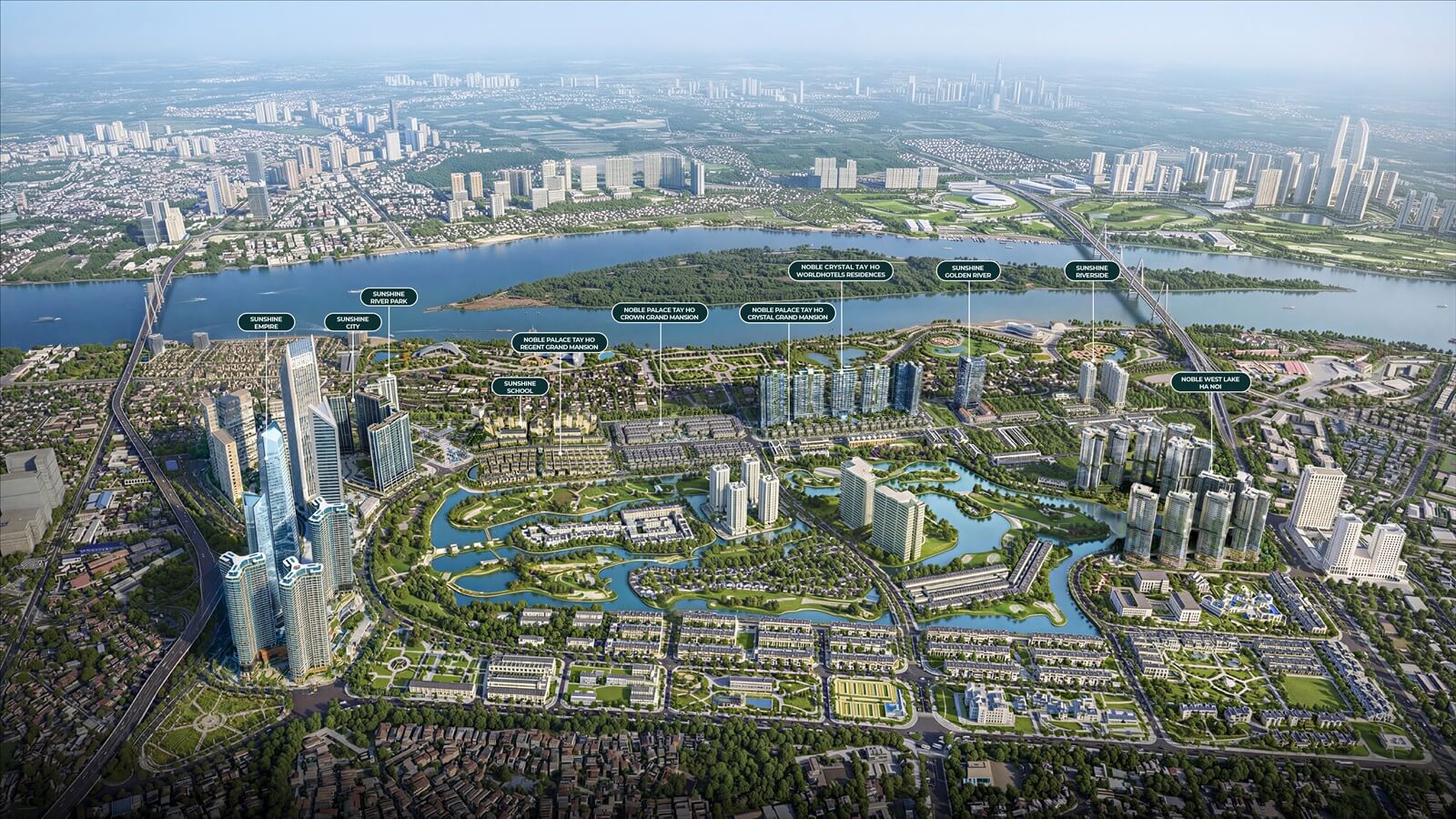 vị trí dự án noble palace tây hồ ciputra